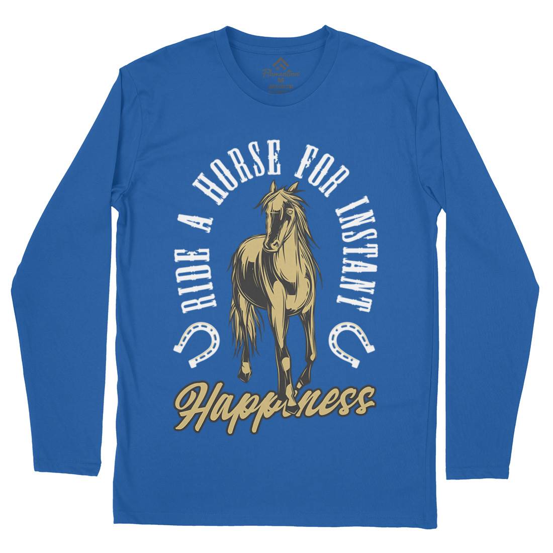 Happiness Mens Long Sleeve T-Shirt Animals C856
