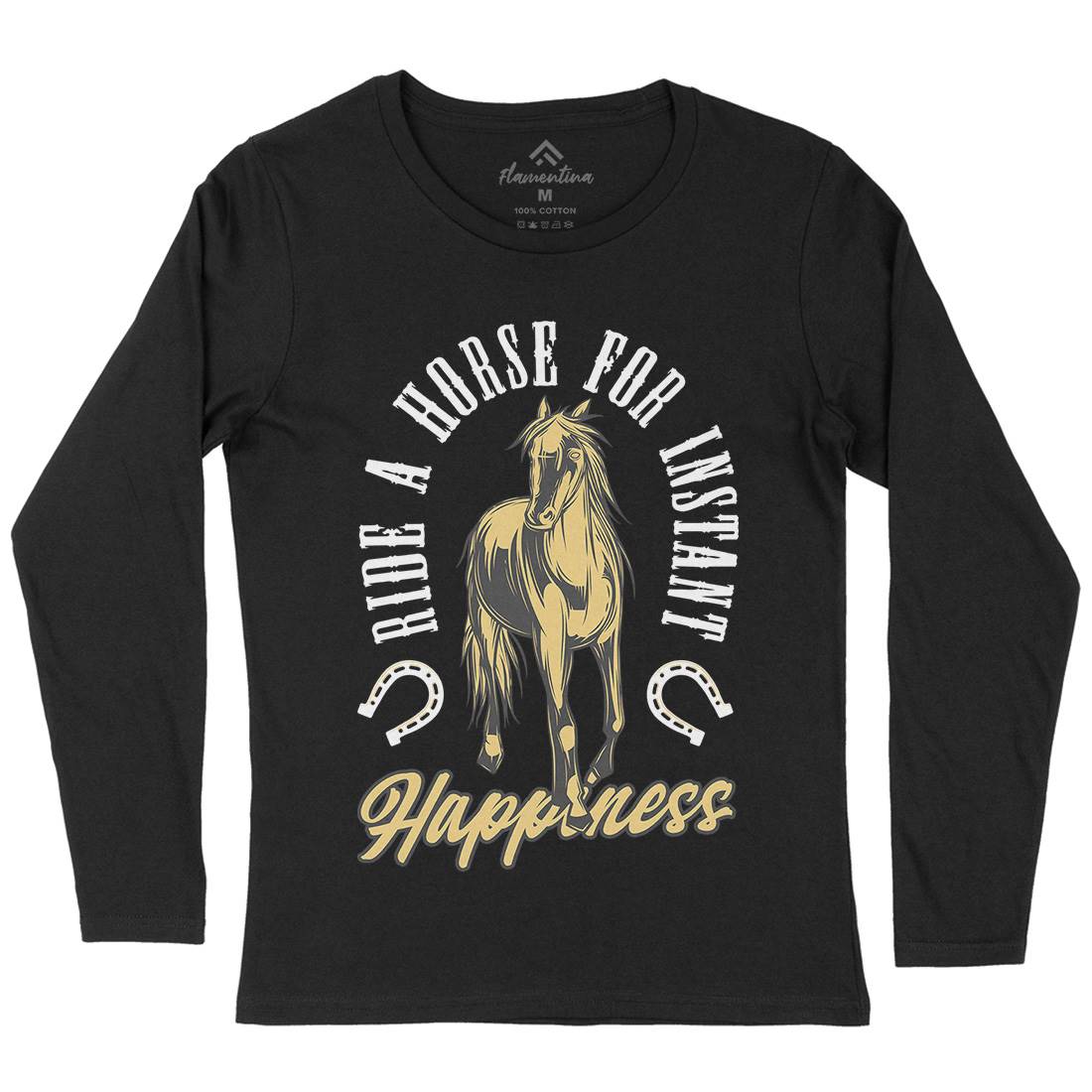 Happiness Womens Long Sleeve T-Shirt Animals C856