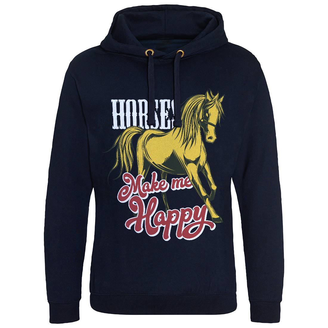 Happy Mens Hoodie Without Pocket Animals C858