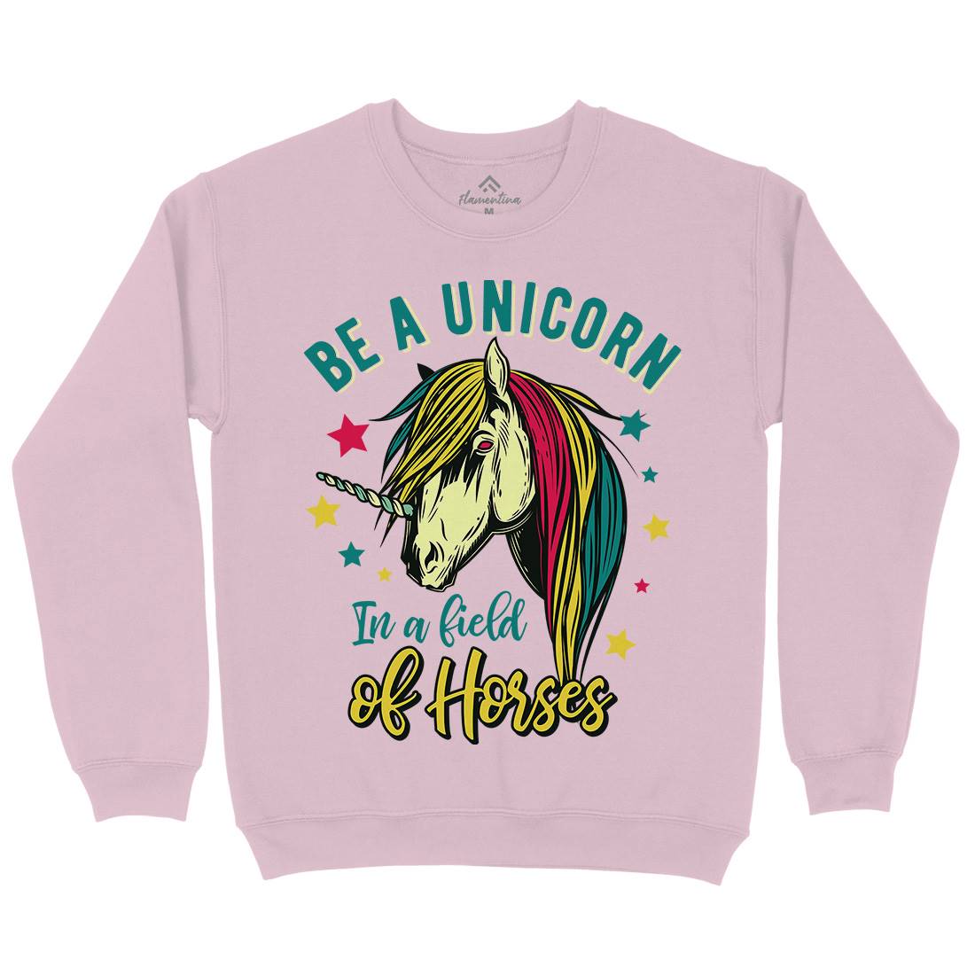 Unicorn Kids Crew Neck Sweatshirt Animals C860