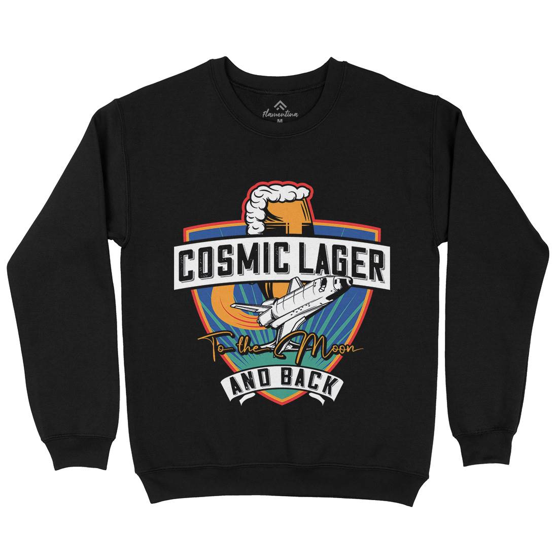 Cosmic Lager Kids Crew Neck Sweatshirt Drinks C862