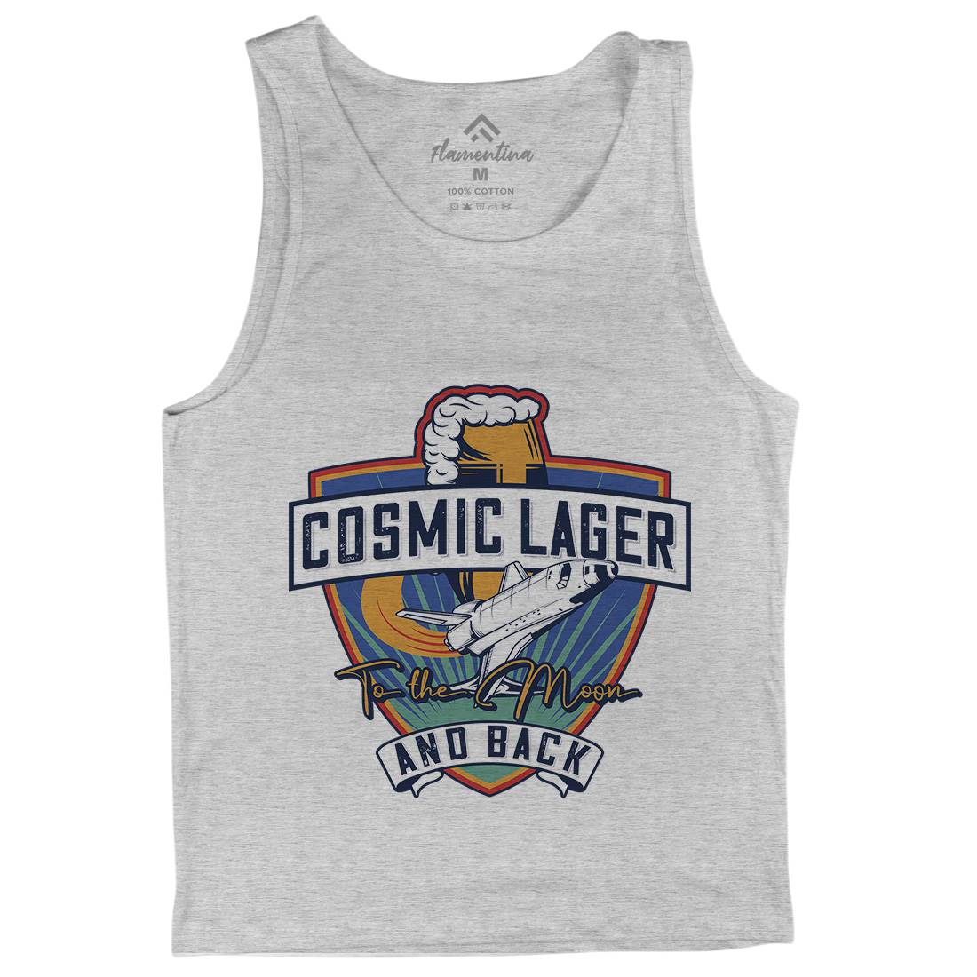 Cosmic Lager Mens Tank Top Vest Drinks C862