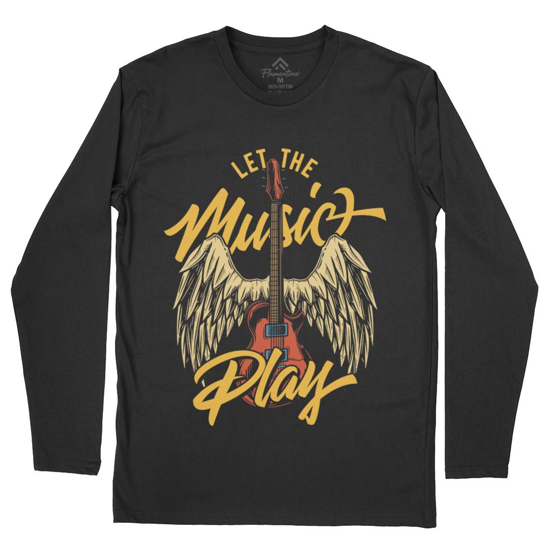 Let The Mens Long Sleeve T-Shirt Music C864