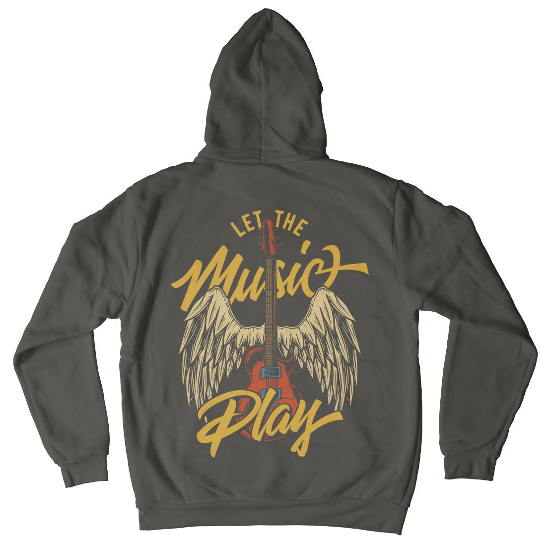 Let The Mens Hoodie With Pocket Music C864