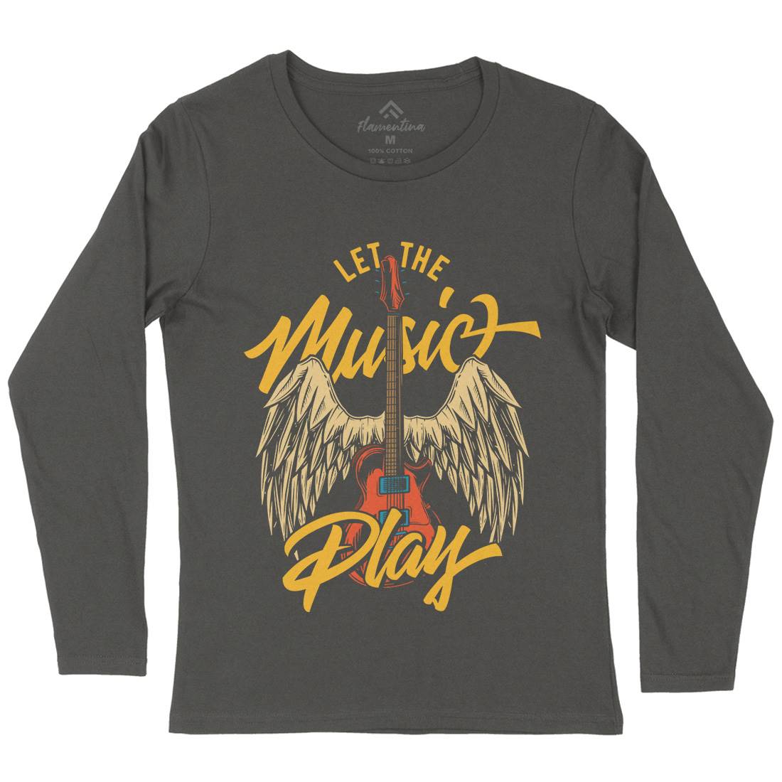 Let The Womens Long Sleeve T-Shirt Music C864