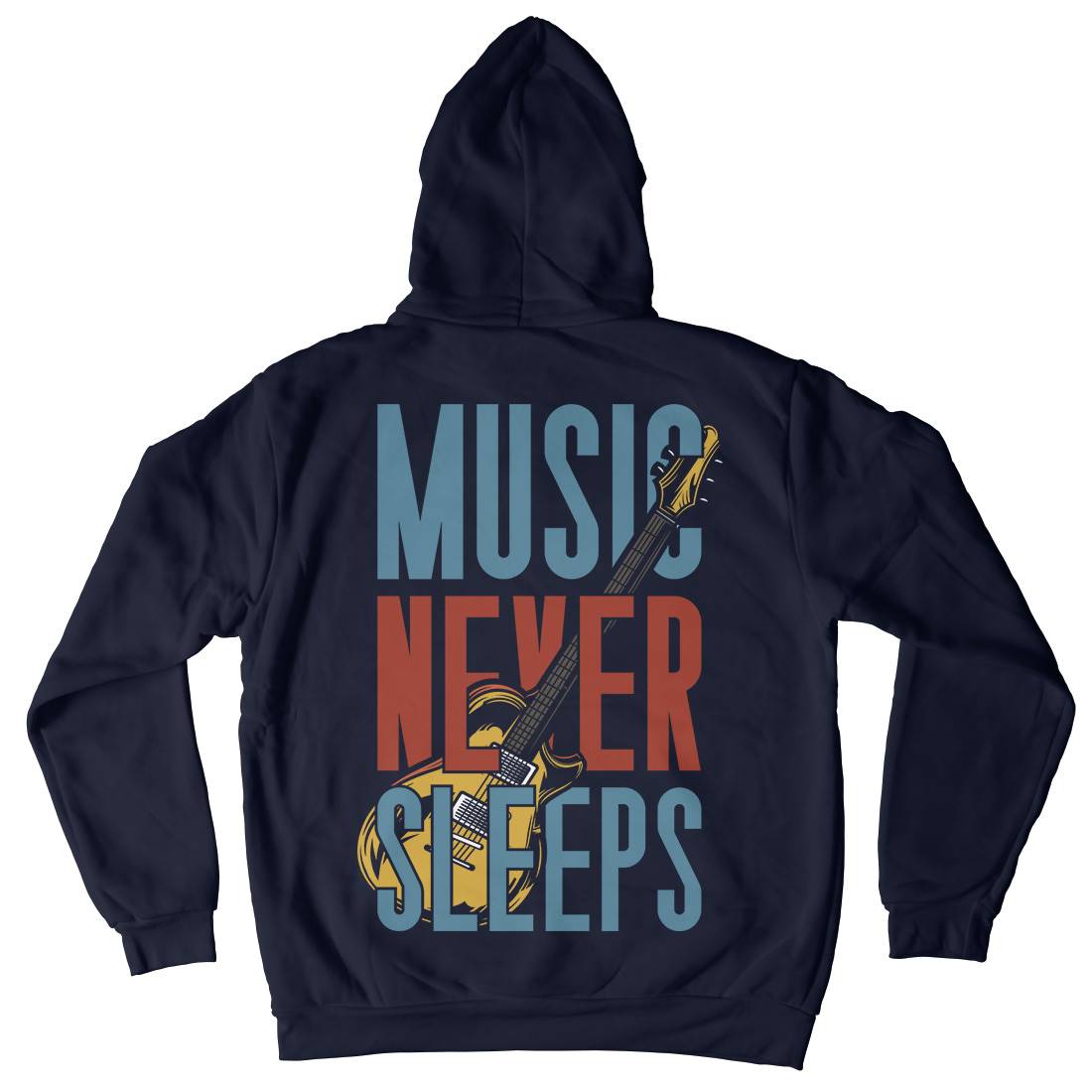 Never Sleeps Kids Crew Neck Hoodie Music C865