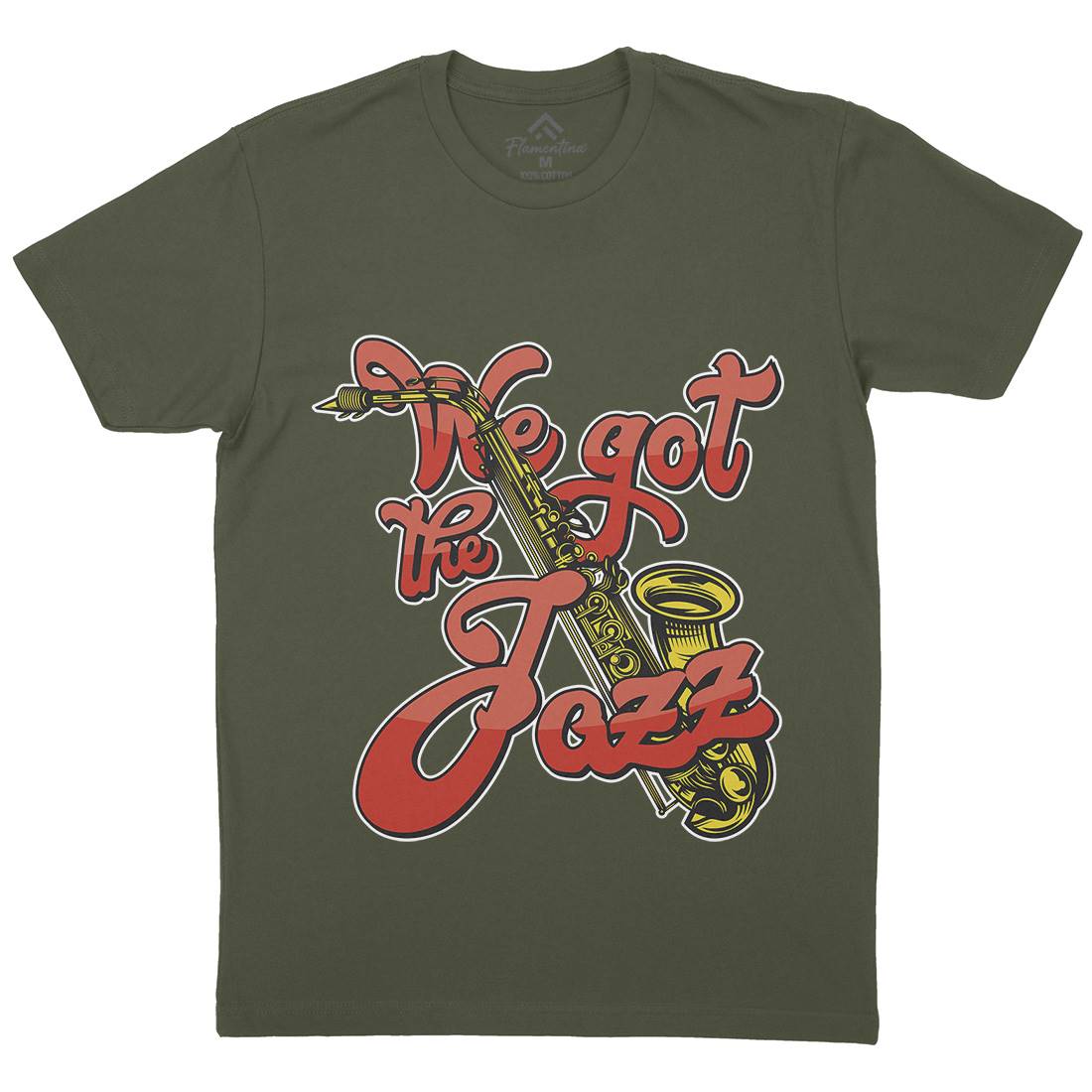 We Got The Jazz Mens Crew Neck T-Shirt Music C868