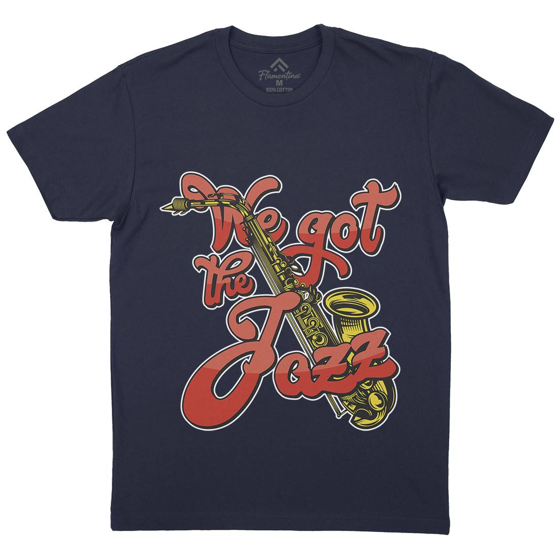 We Got The Jazz Mens Crew Neck T-Shirt Music C868