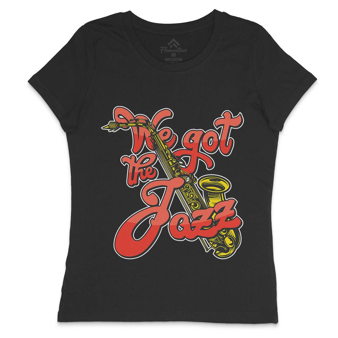 We Got The Jazz Womens Crew Neck T-Shirt Music C868