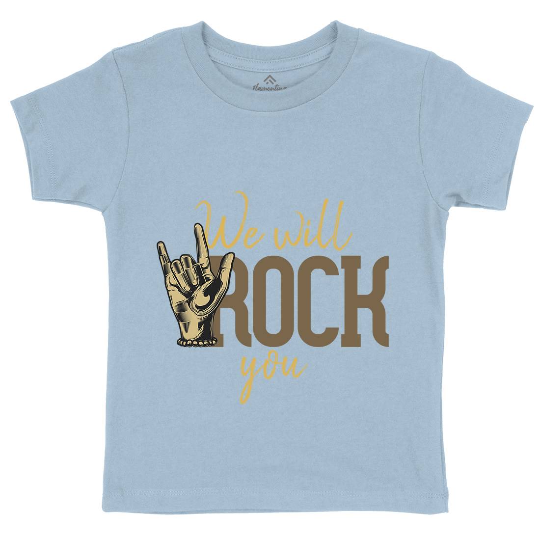 Rock You Kids Crew Neck T-Shirt Music C870