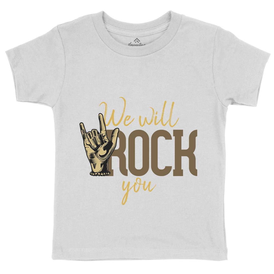 Rock You Kids Crew Neck T-Shirt Music C870