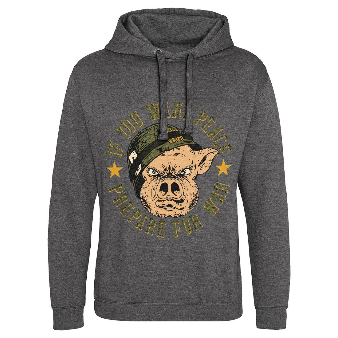 War Pig Mens Hoodie Without Pocket Army C880