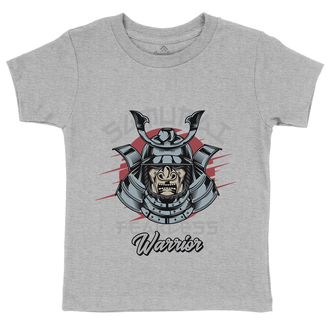 Samurai Kids Crew Neck T-Shirt Warriors C884