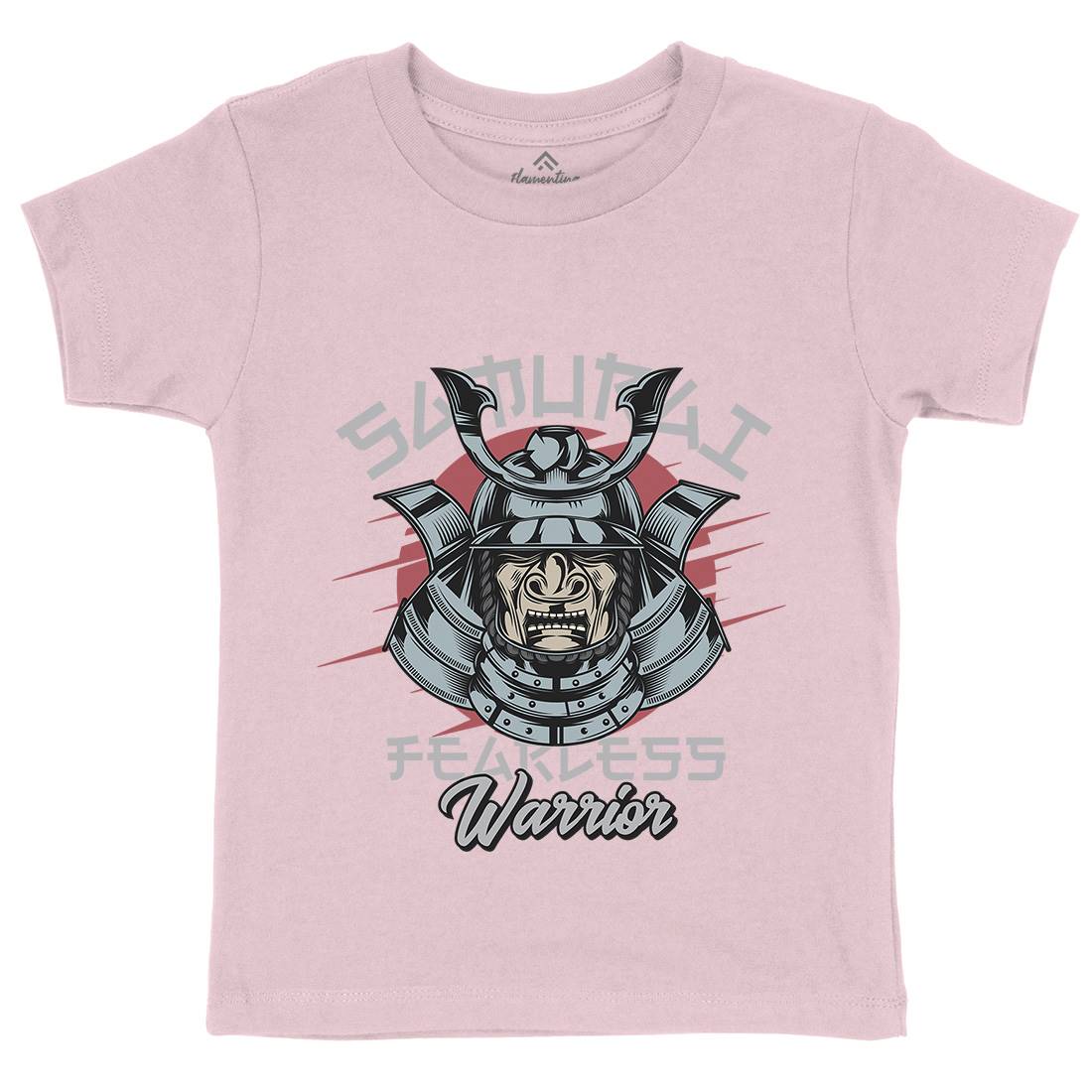 Samurai Kids Organic Crew Neck T-Shirt Warriors C884