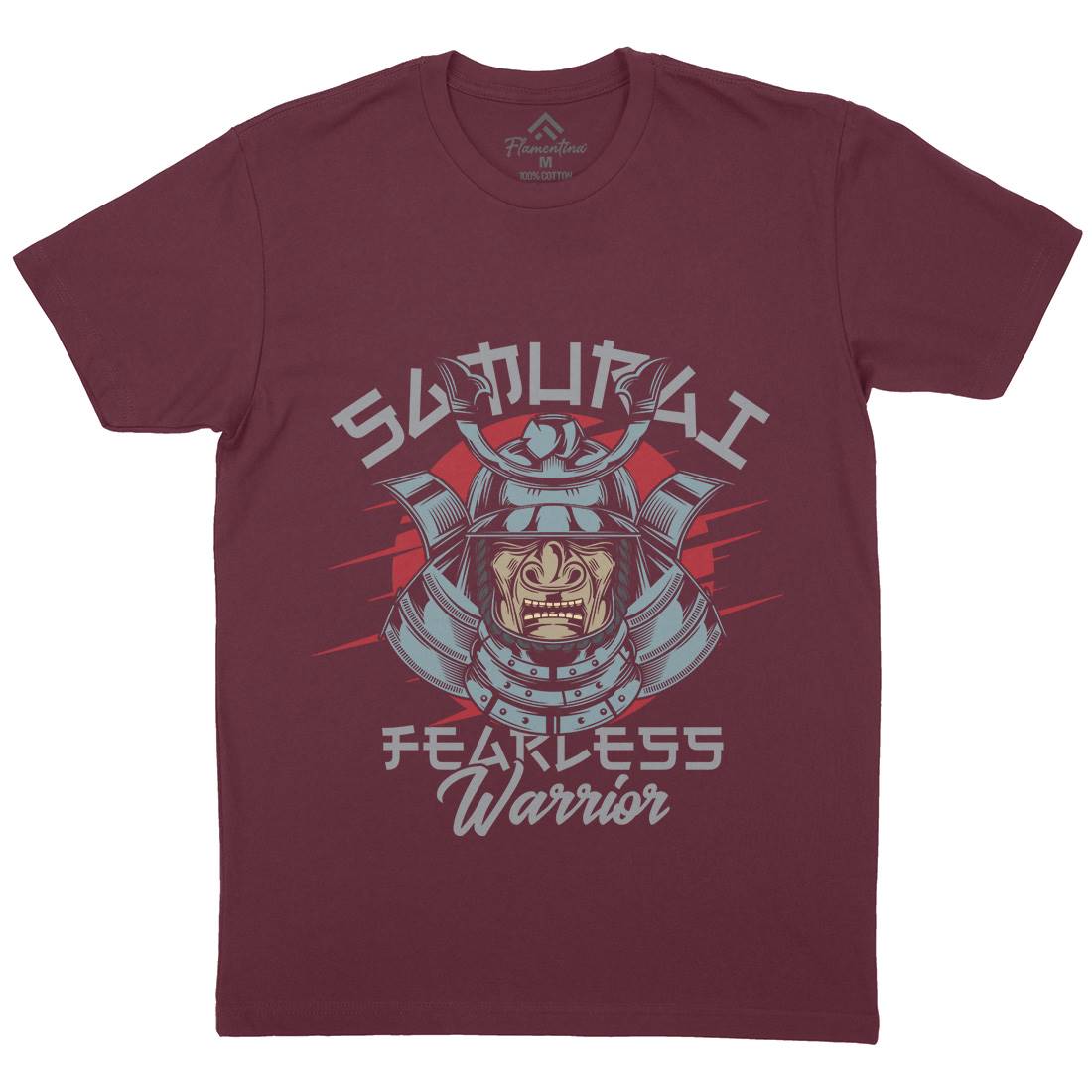 Samurai Mens Crew Neck T-Shirt Warriors C884