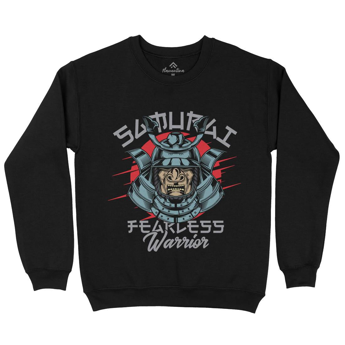 Samurai Kids Crew Neck Sweatshirt Warriors C884