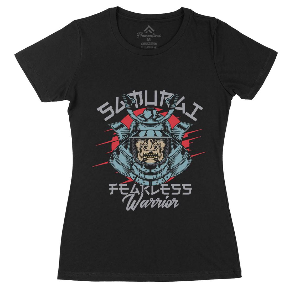 Samurai Womens Organic Crew Neck T-Shirt Warriors C884