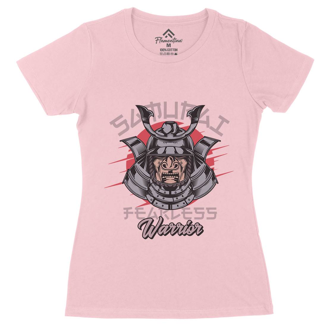 Samurai Womens Organic Crew Neck T-Shirt Warriors C884