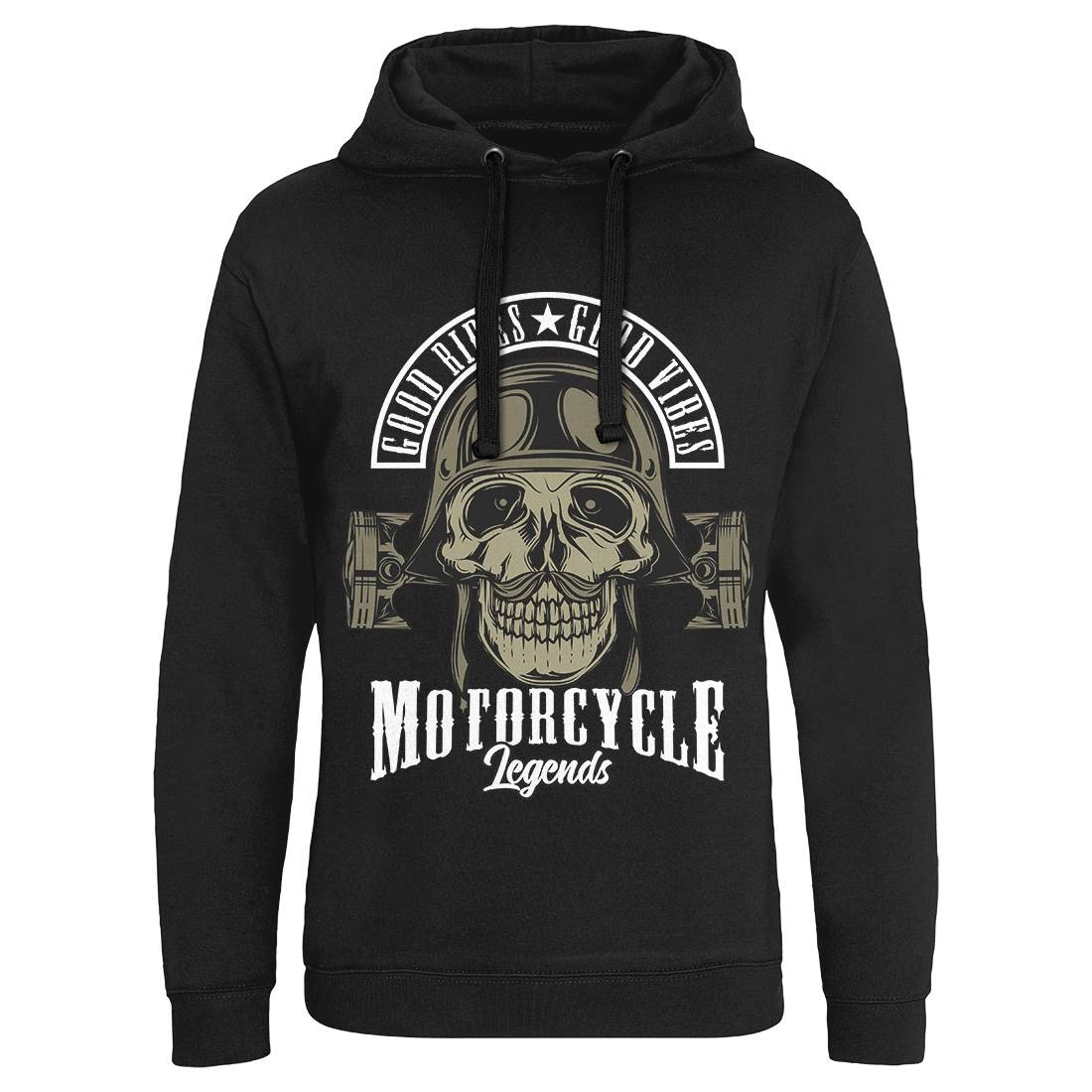 Legends Mens Hoodie Without Pocket Motorcycles C888
