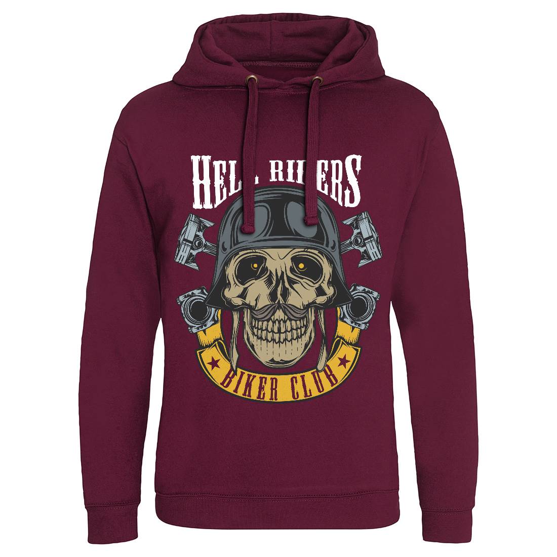 Hell Riders Mens Hoodie Without Pocket Motorcycles C889