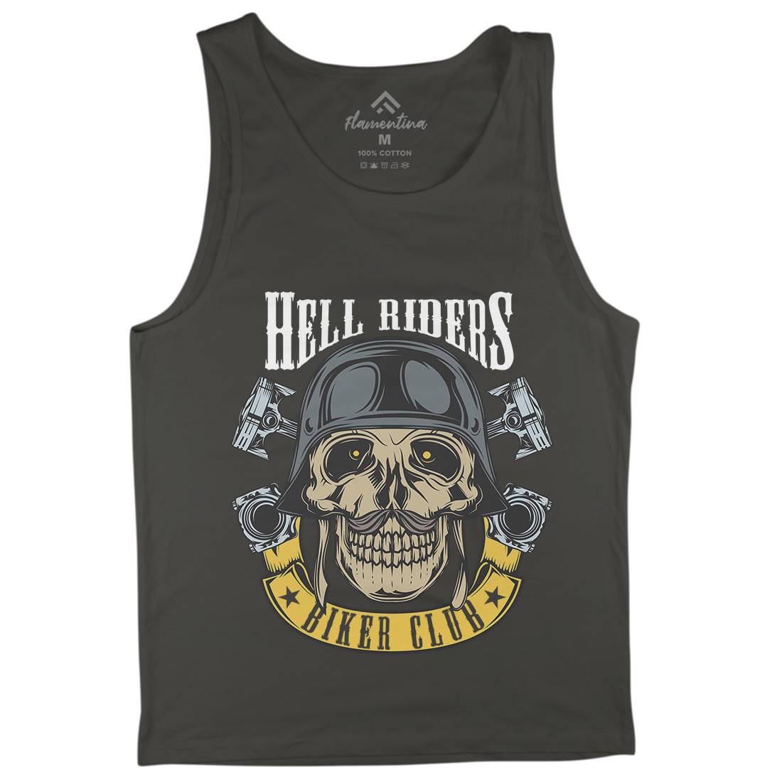 Hell Riders Mens Tank Top Vest Motorcycles C889