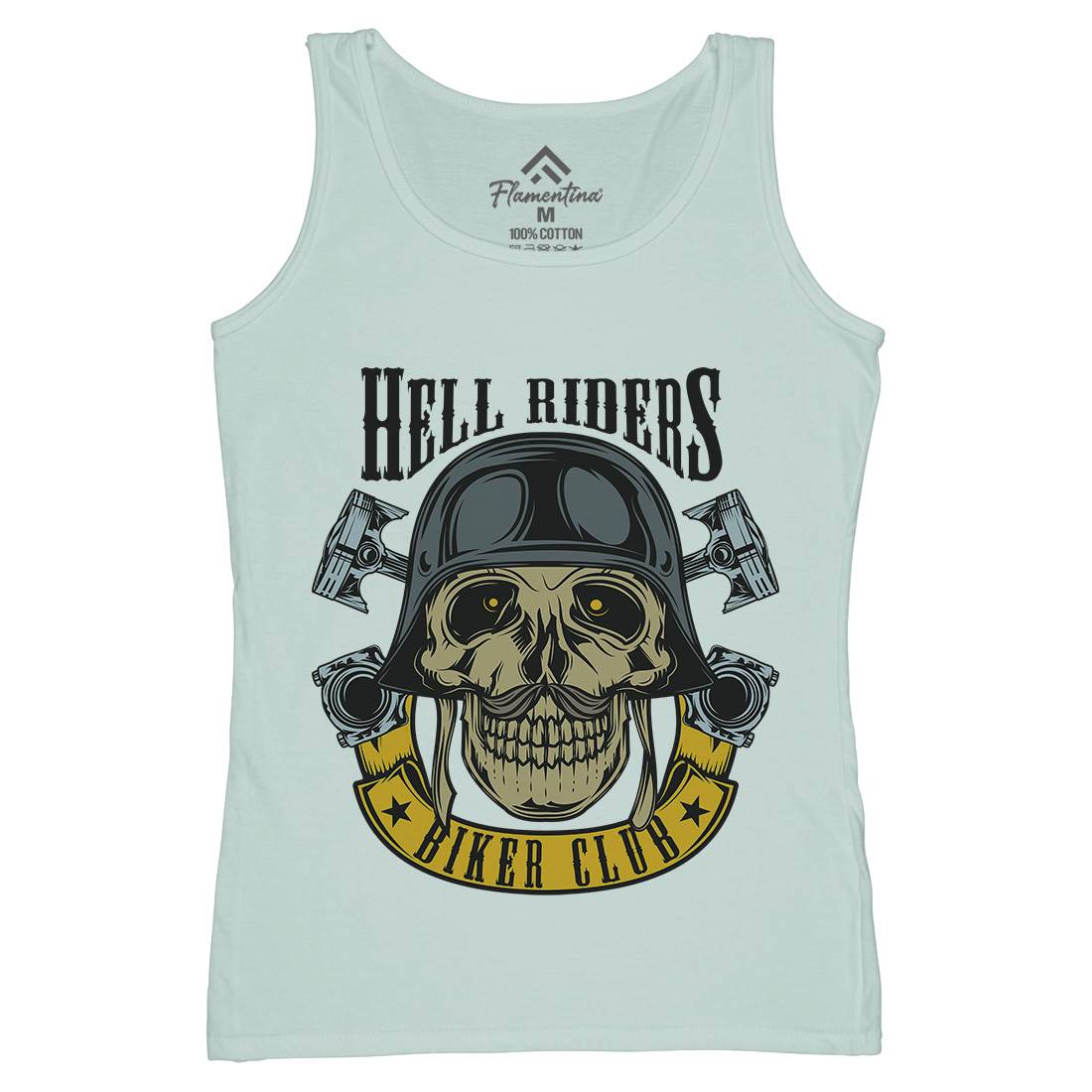 Hell Riders Womens Organic Tank Top Vest Motorcycles C889