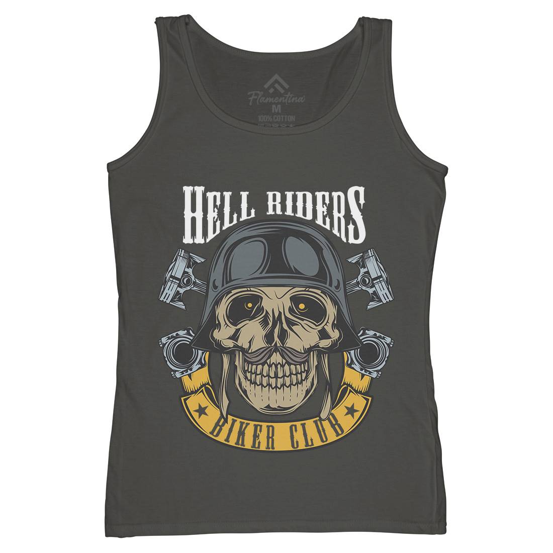 Hell Riders Womens Organic Tank Top Vest Motorcycles C889