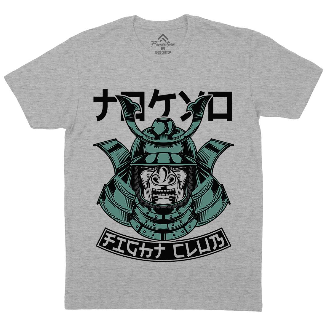 Fight Club Mens Organic Crew Neck T-Shirt Warriors C892