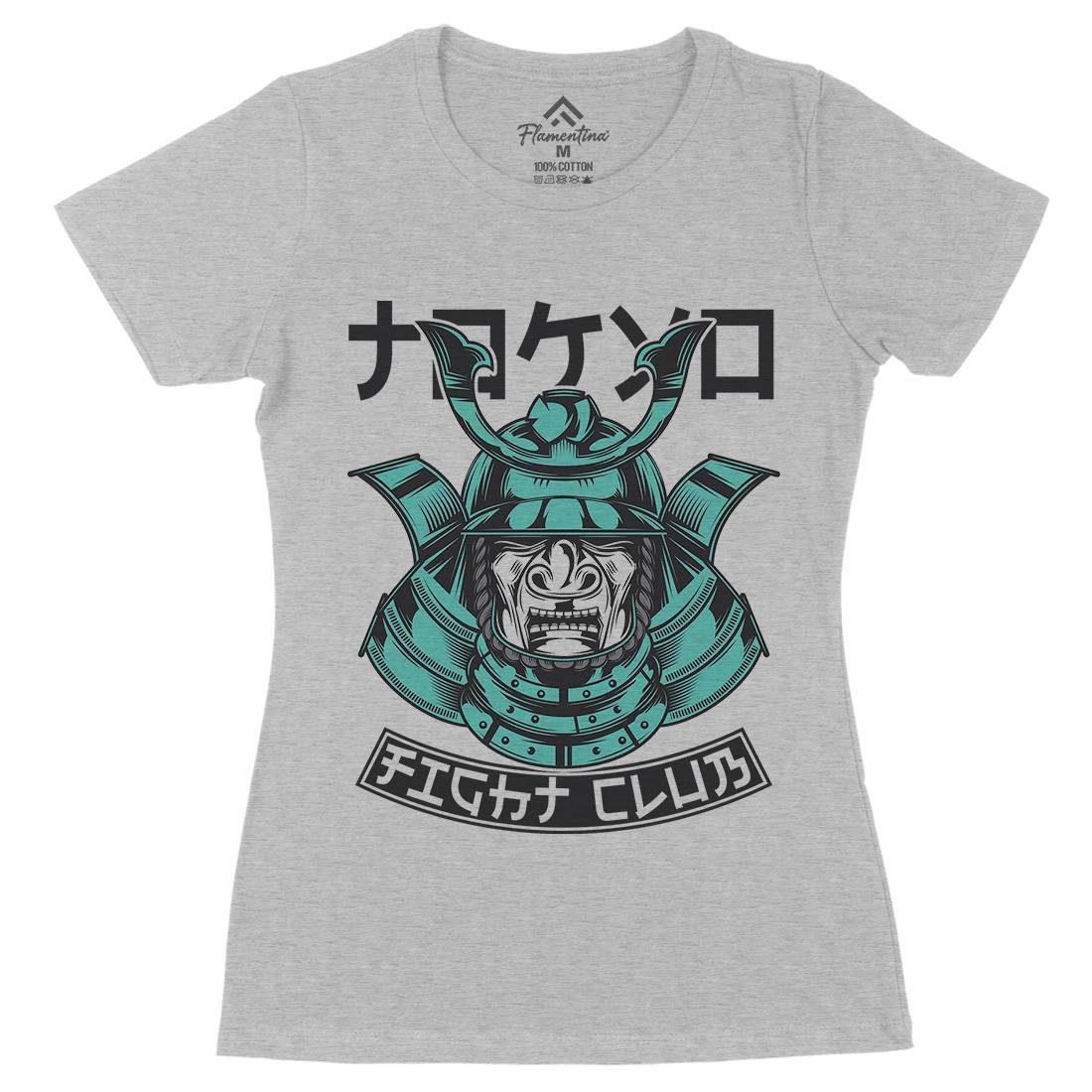 Fight Club Womens Organic Crew Neck T-Shirt Warriors C892