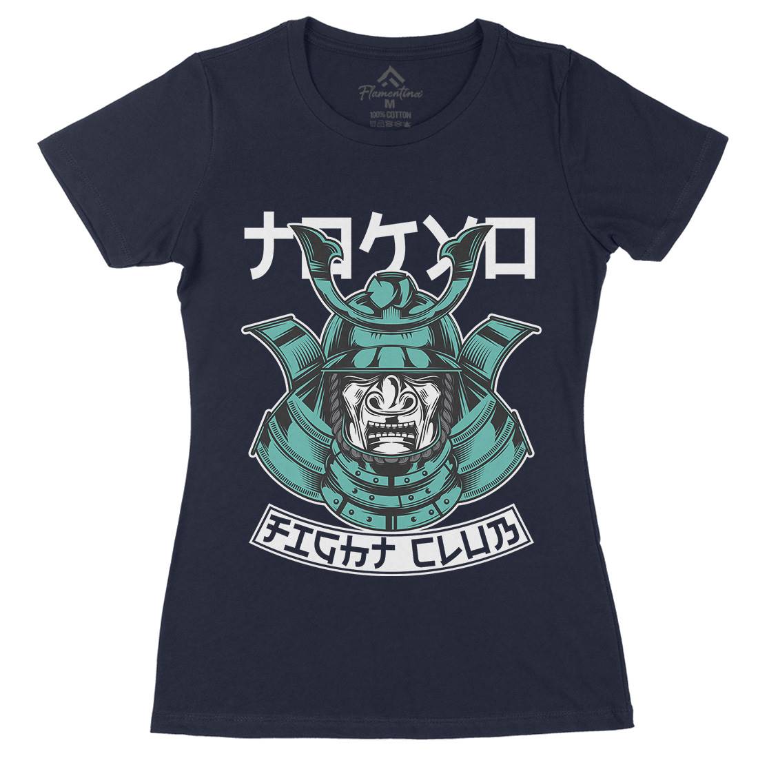 Fight Club Womens Organic Crew Neck T-Shirt Warriors C892