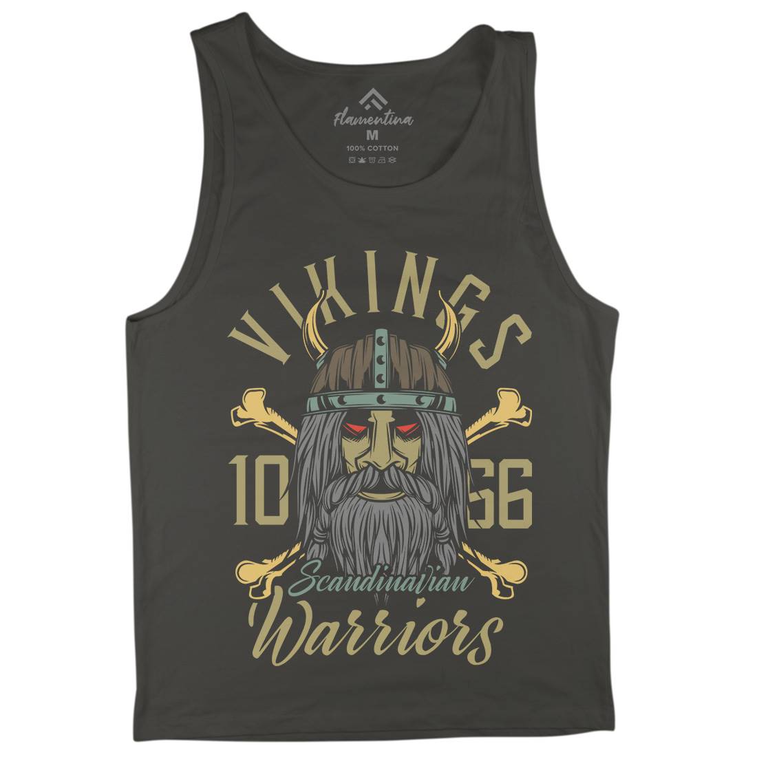 Viking Mens Tank Top Vest Warriors C893