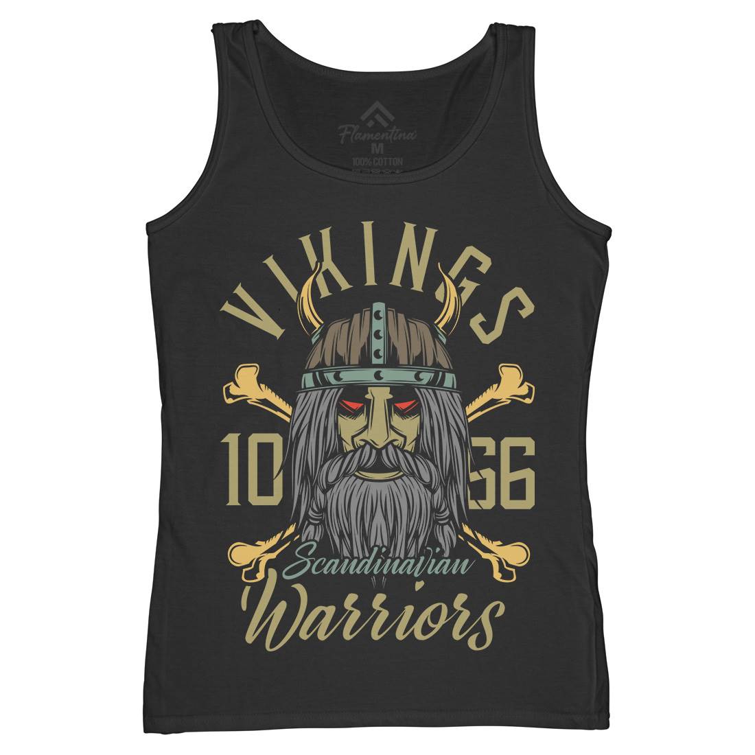 Viking Womens Organic Tank Top Vest Warriors C893