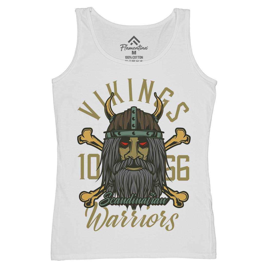 Viking Womens Organic Tank Top Vest Warriors C893