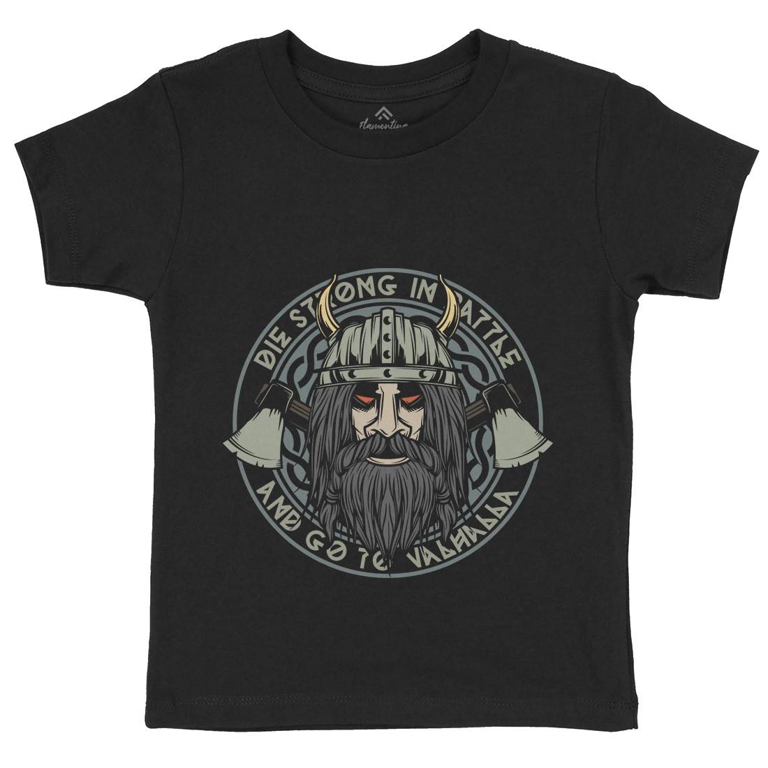 Viking Kids Organic Crew Neck T-Shirt Warriors C894