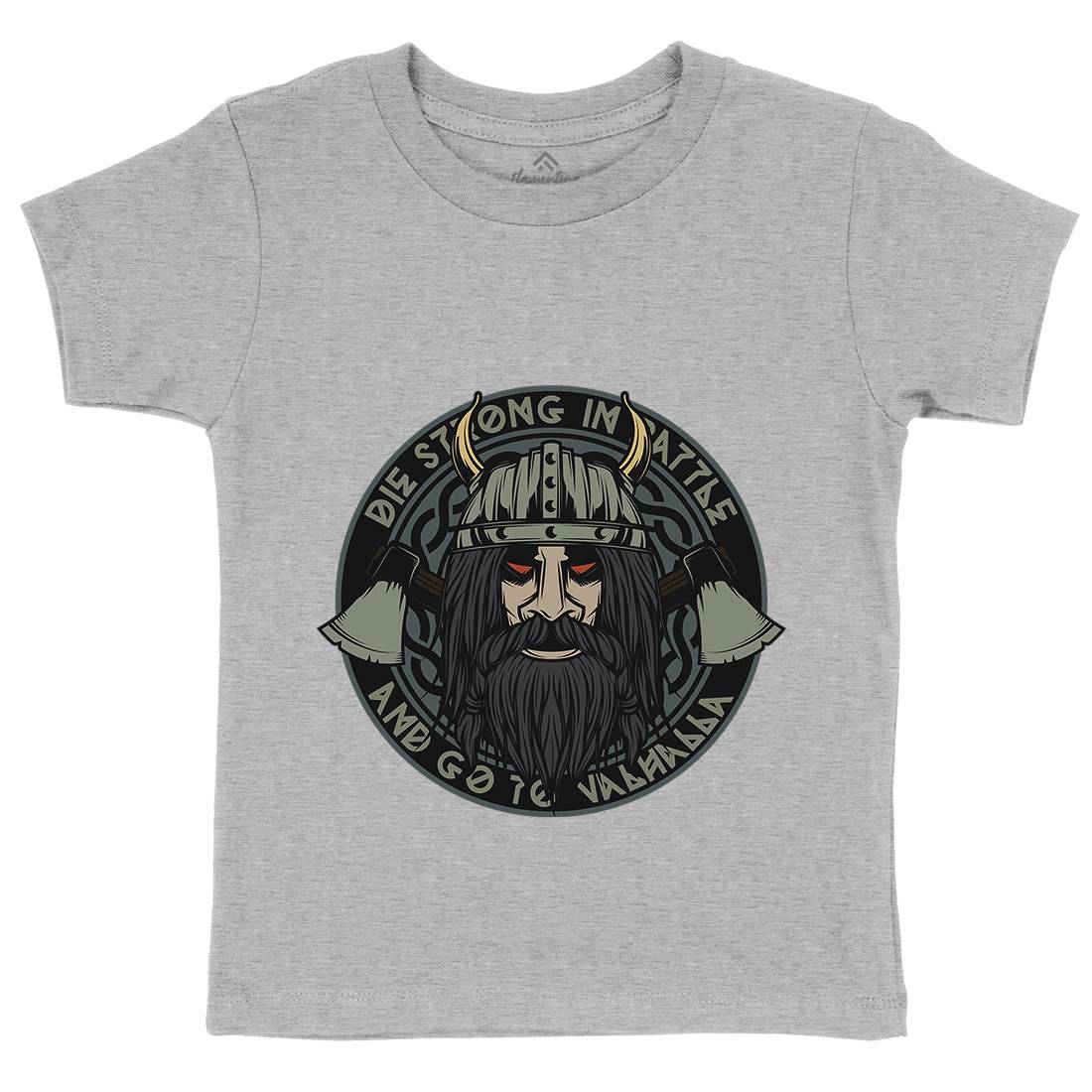 Viking Kids Organic Crew Neck T-Shirt Warriors C894