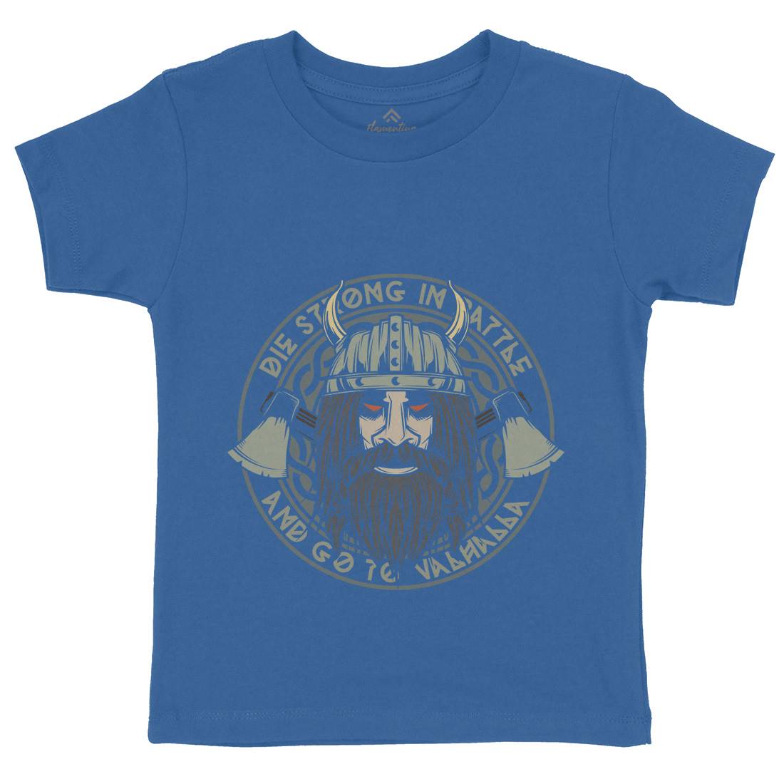 Viking Kids Crew Neck T-Shirt Warriors C894