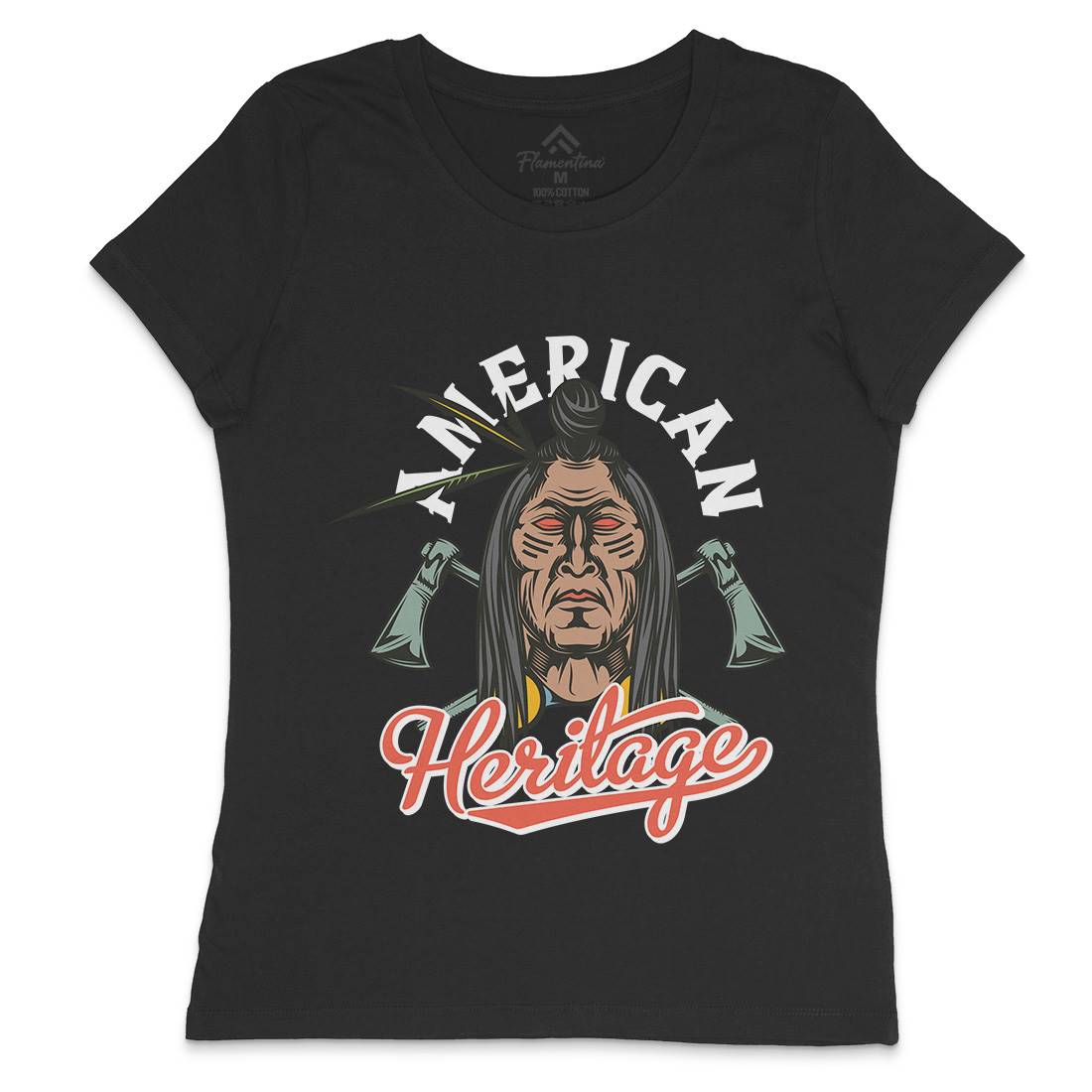 Heritage Womens Crew Neck T-Shirt American C896