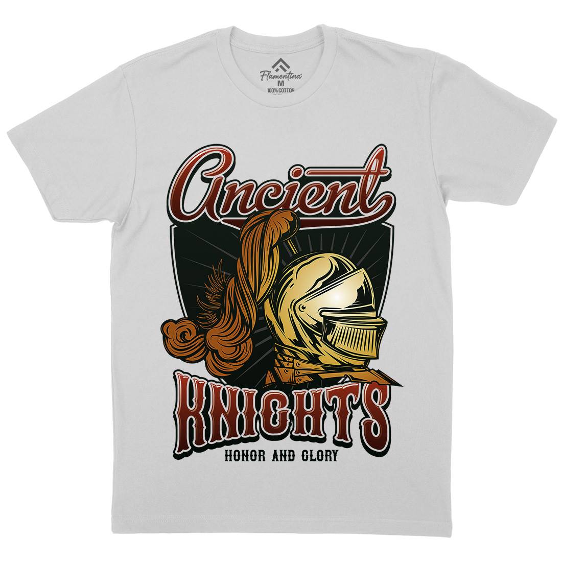 Ancient Knights Mens Crew Neck T-Shirt Warriors C897
