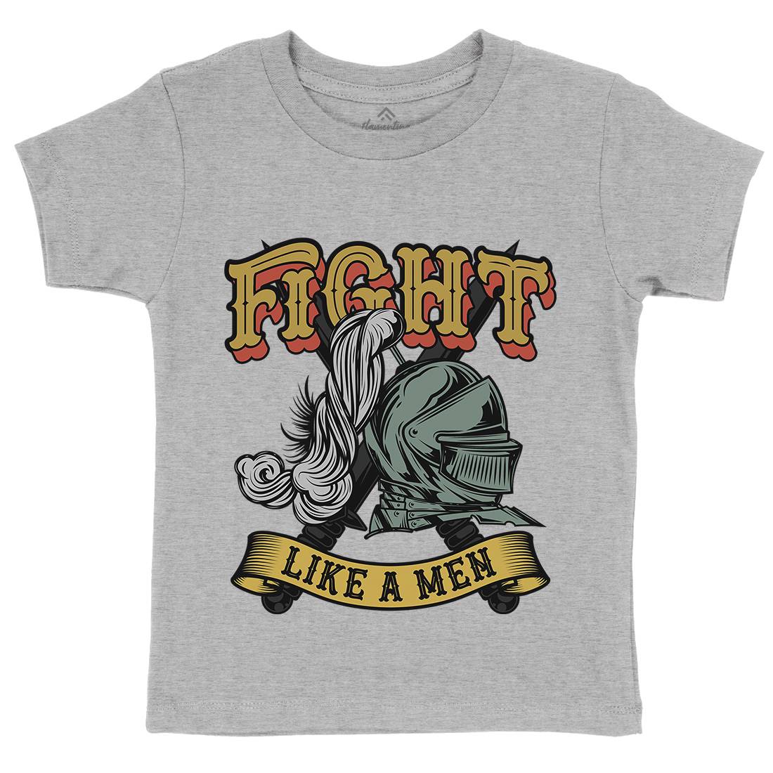 Knight Fight Kids Crew Neck T-Shirt Warriors C898