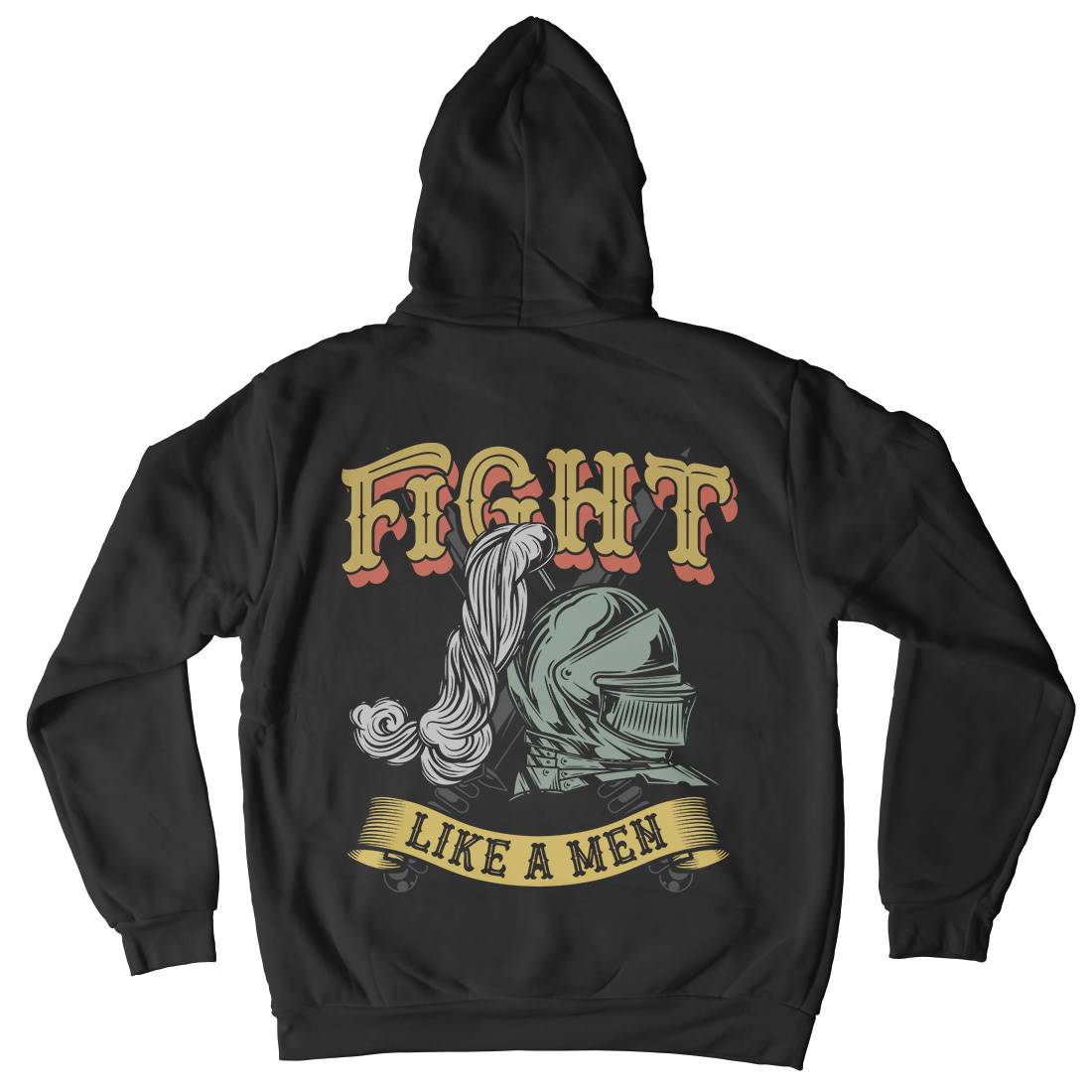 Knight Fight Kids Crew Neck Hoodie Warriors C898