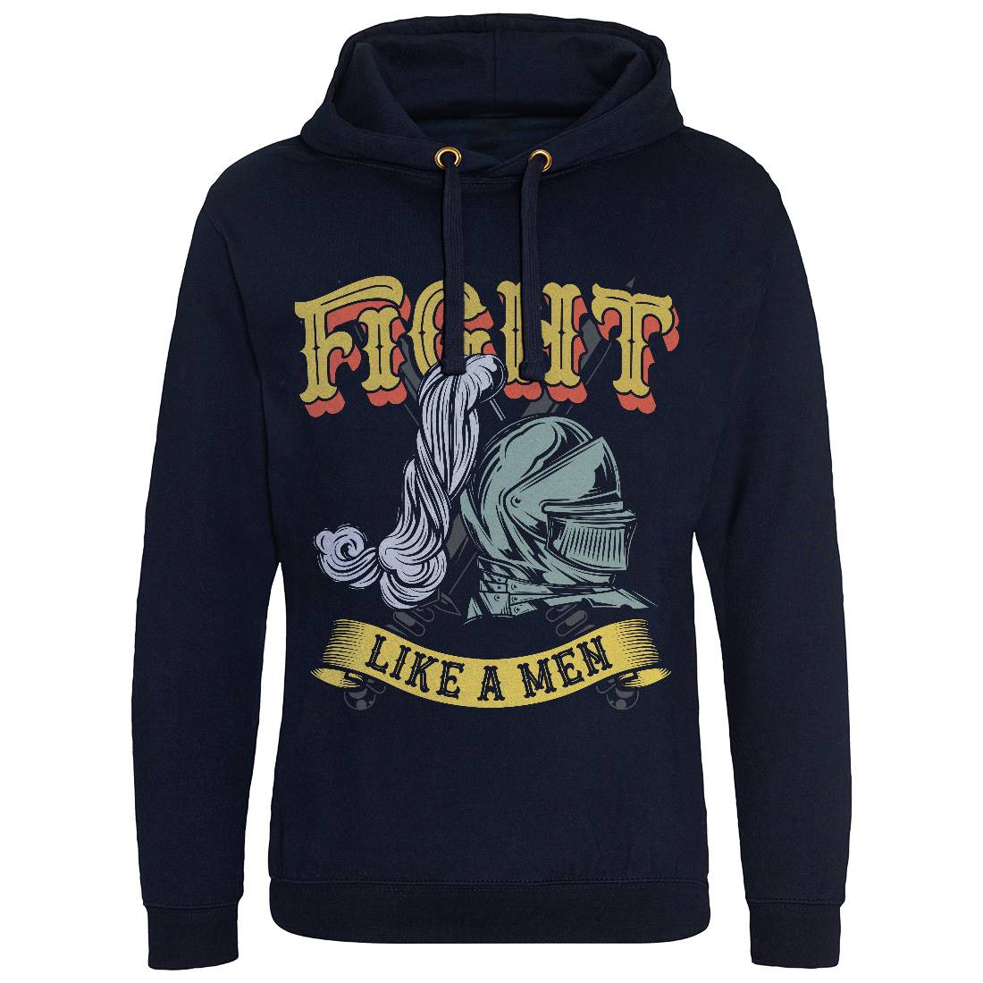Knight Fight Mens Hoodie Without Pocket Warriors C898