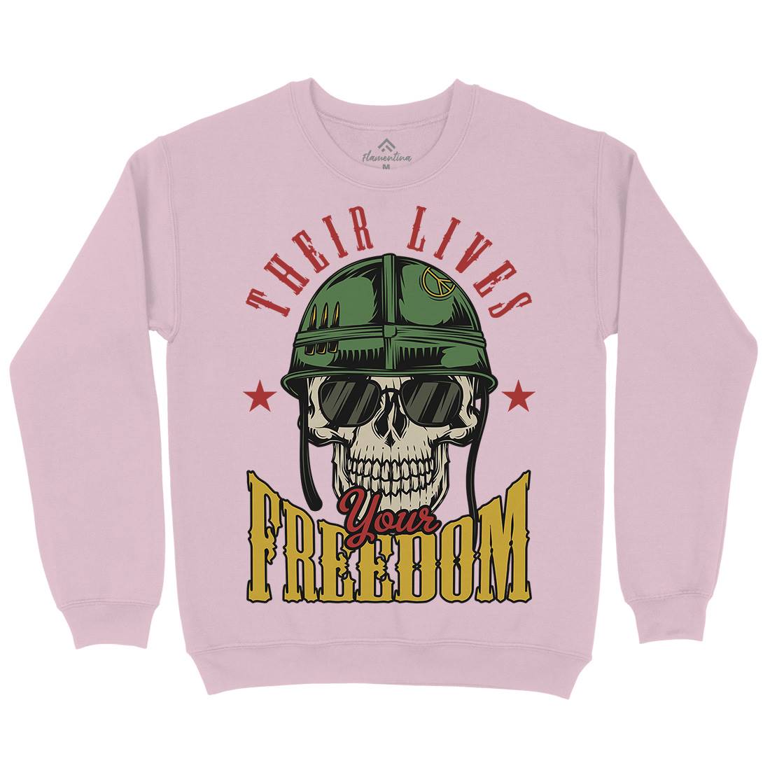 Your Freedom Kids Crew Neck Sweatshirt Army C899