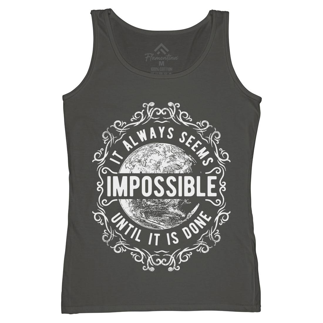 Always Seems Impossible Womens Organic Tank Top Vest Quotes C900