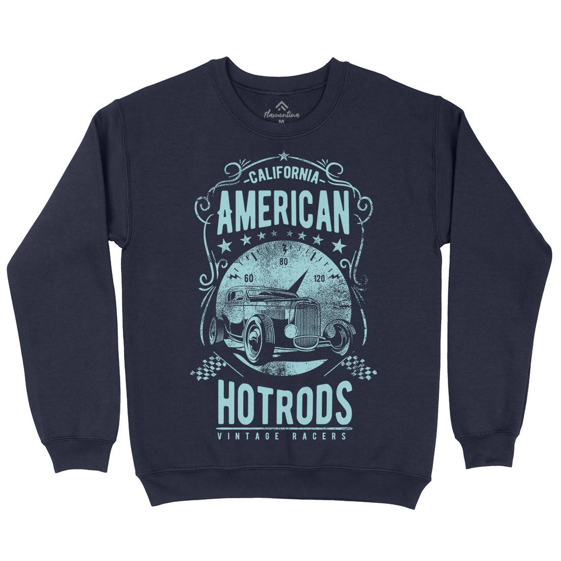 American Hotrods Kids Crew Neck Sweatshirt Cars C902