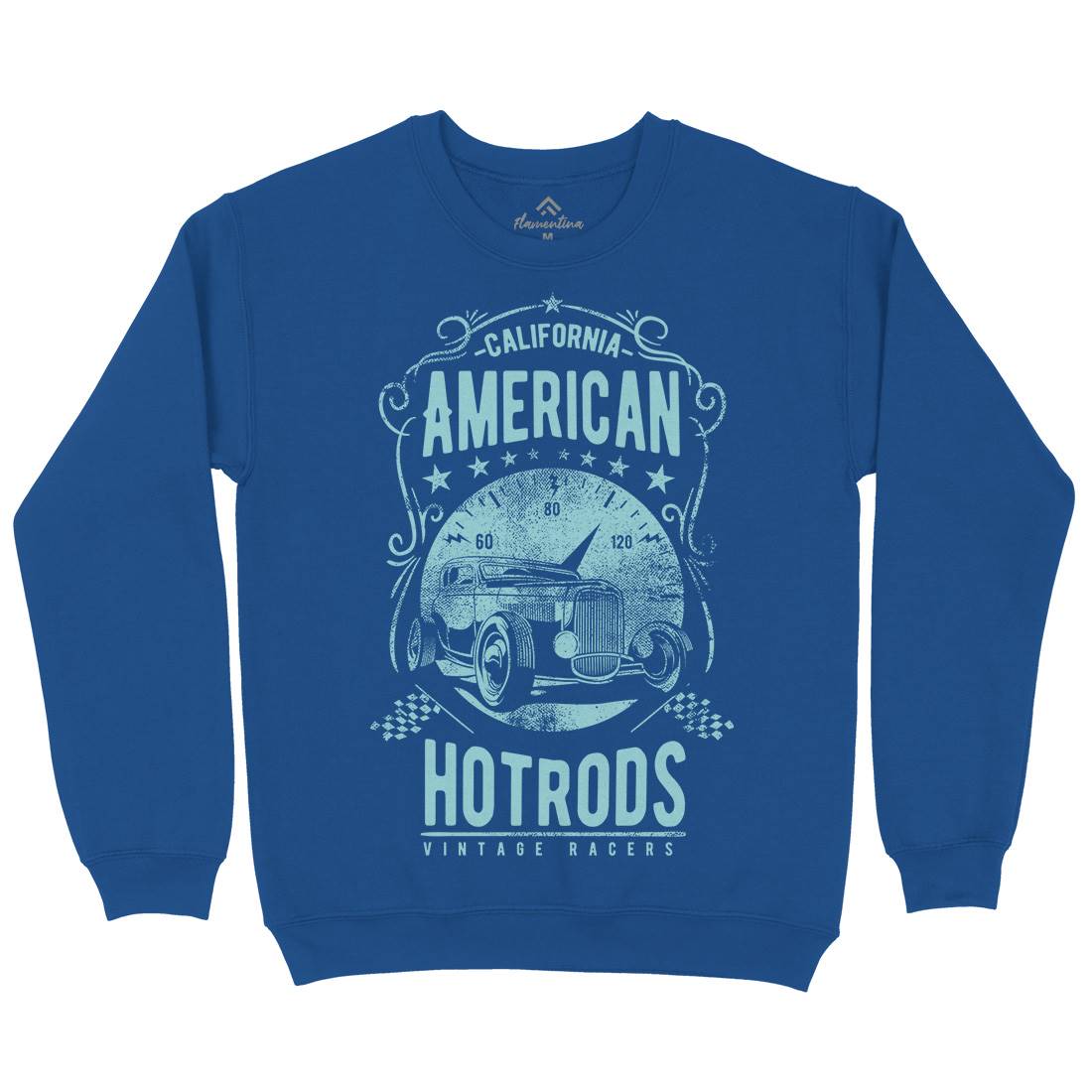 American Hotrods Kids Crew Neck Sweatshirt Cars C902