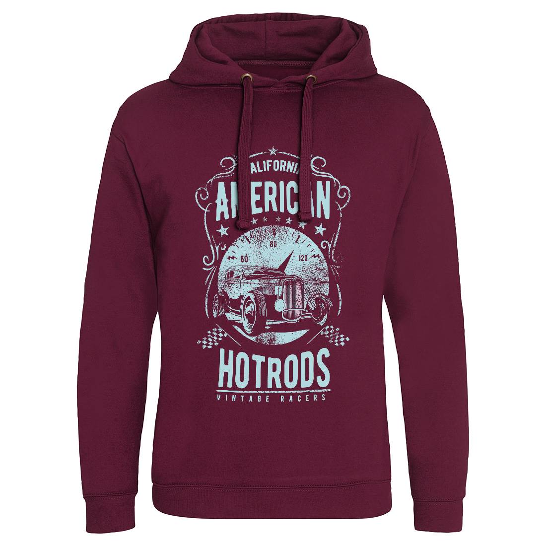 American Hotrods Mens Hoodie Without Pocket Cars C902