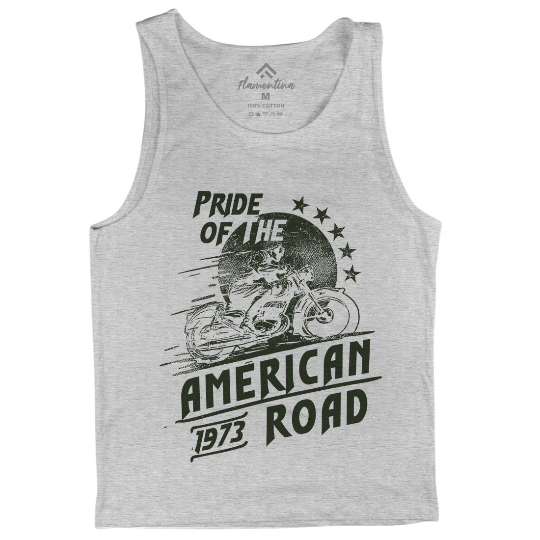American Pride Mens Tank Top Vest Motorcycles C903