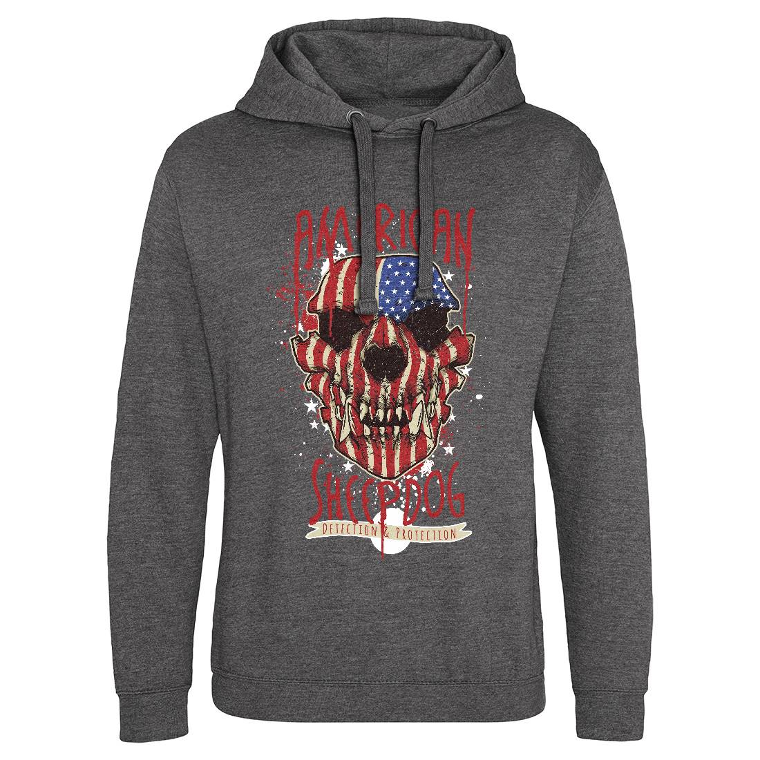 Sheepdog Mens Hoodie Without Pocket American C905
