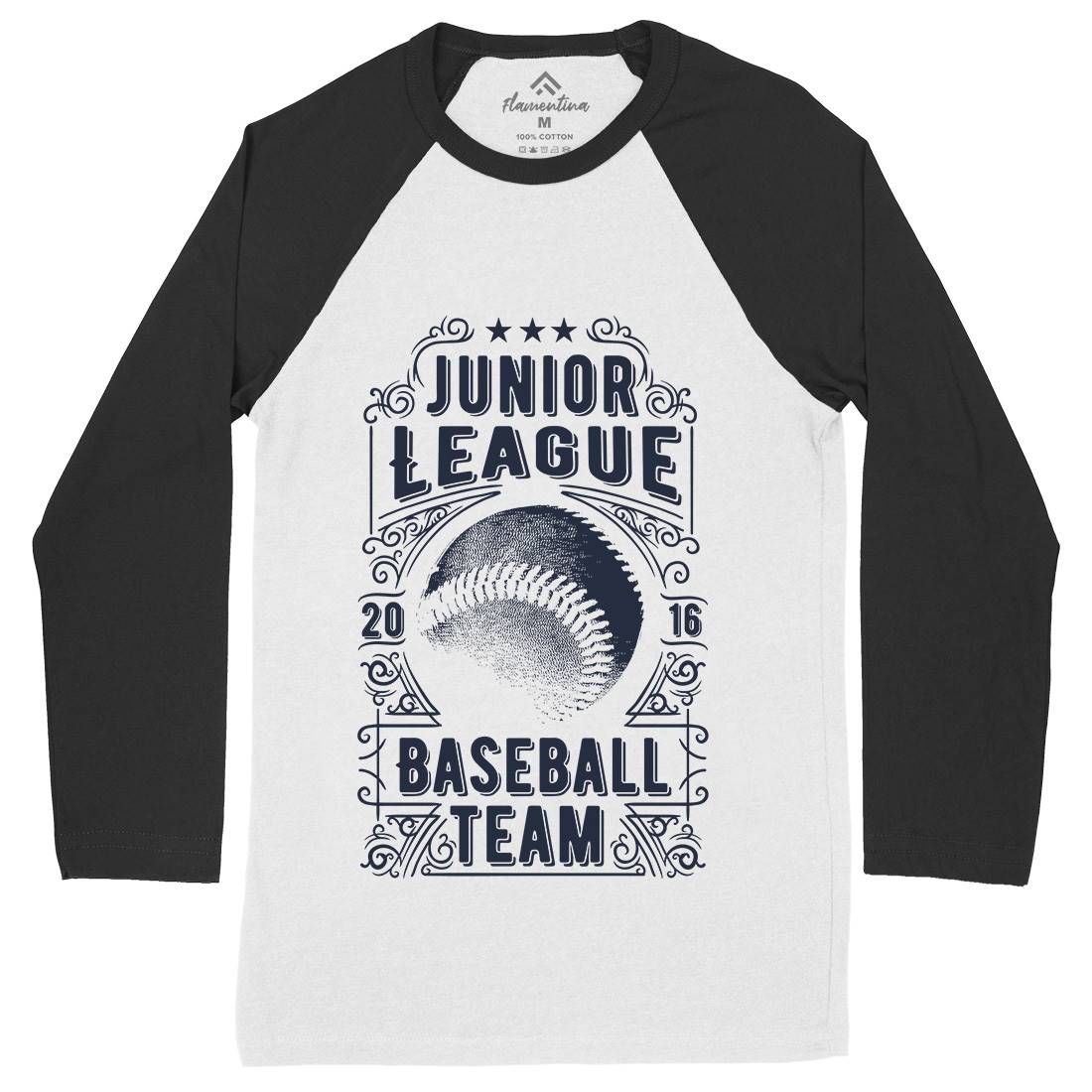 Baseball Team Mens Long Sleeve Baseball T-Shirt Sport C907