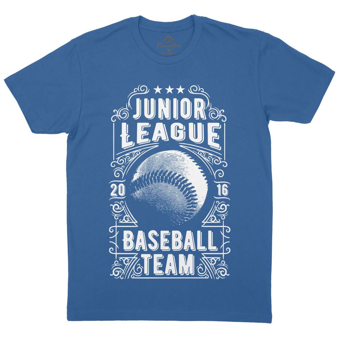 Baseball Team Mens Crew Neck T-Shirt Sport C907